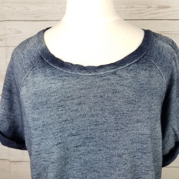 Life In Progress Acid Wash Denim Style Tee - Picture 5 of 8